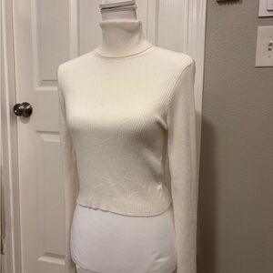 Mavi Cream Turtleneck Sweater